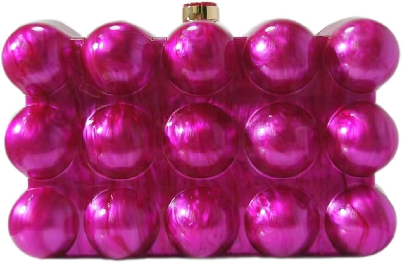 Acrylic Bubble Bag Luxury Marble Clutch Evening Purses for Women Glitter Handbag for Wedding Part... | Amazon (US)