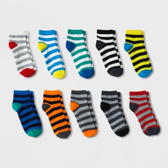 Boys' 10pk Ankle Socks - Cat & Jack™ | Target