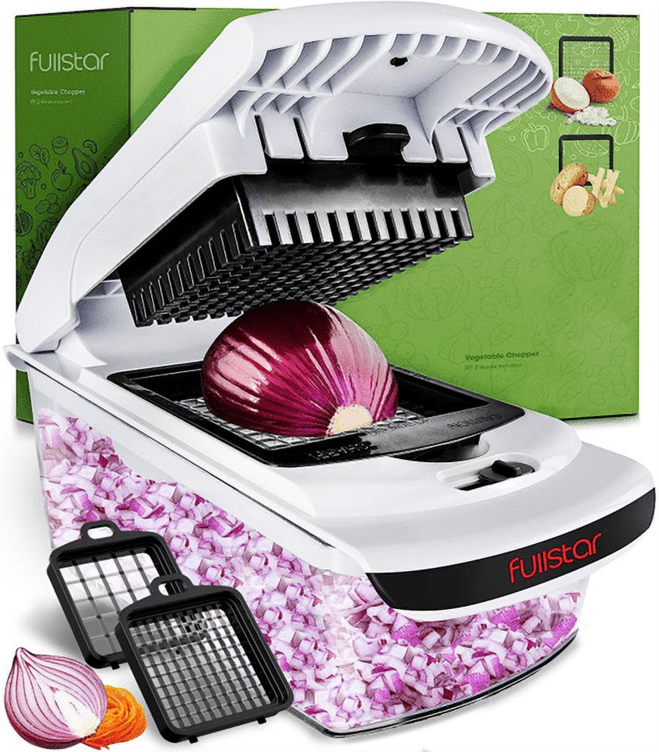 Fullstar Vegetable Chopper Vegetable Slicer Onion Chopper with Container Pro Food Chopper Black S... | Walmart (US)
