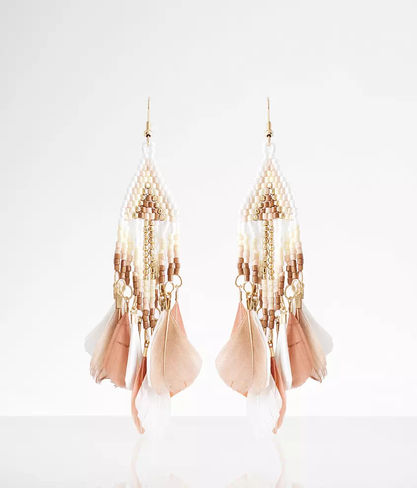 Feather Drop Earring | Buckle