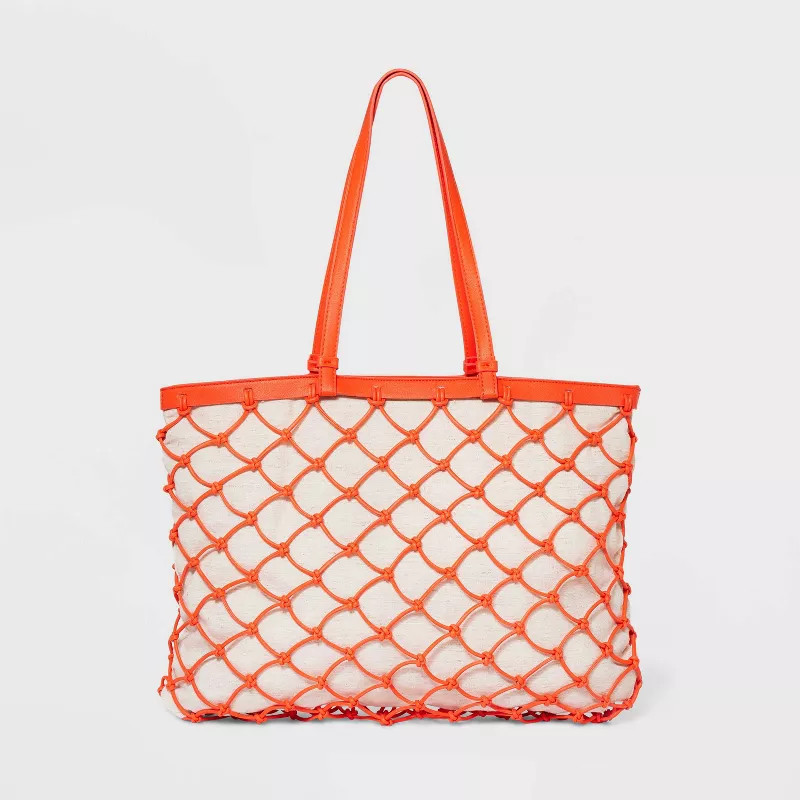 Knotted Net Tote Handbag - A New Day™ | Target