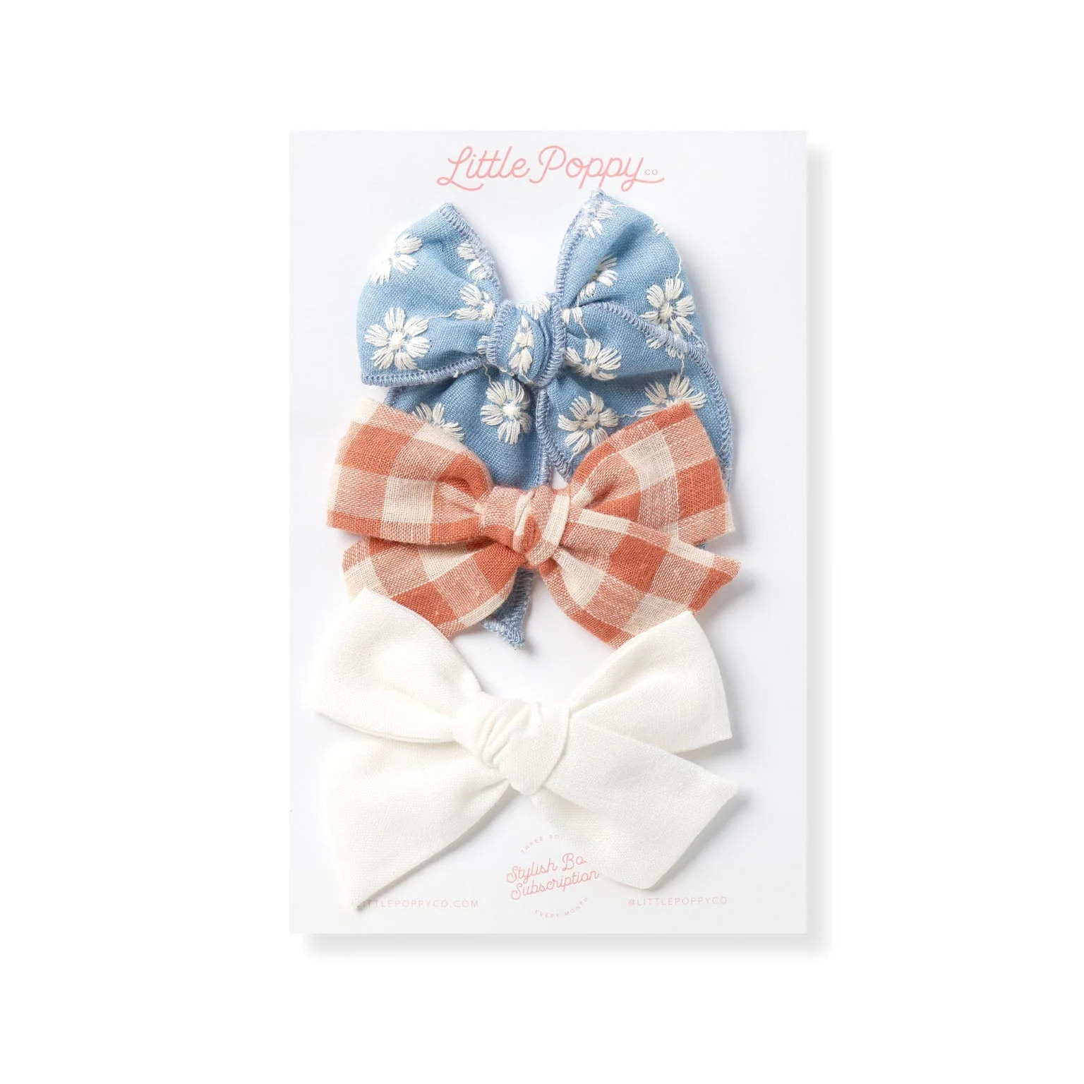 The Aria Bow Clip Set | Hello Bluebyrd