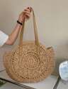 Hollow Out Straw Bag,Perfect For Summer Beach Travel Vacation | SHEIN