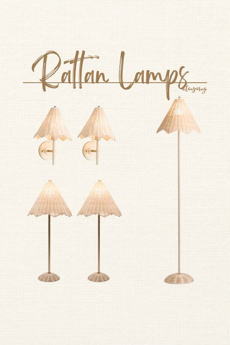 Rattan lamps 

#LTKhome