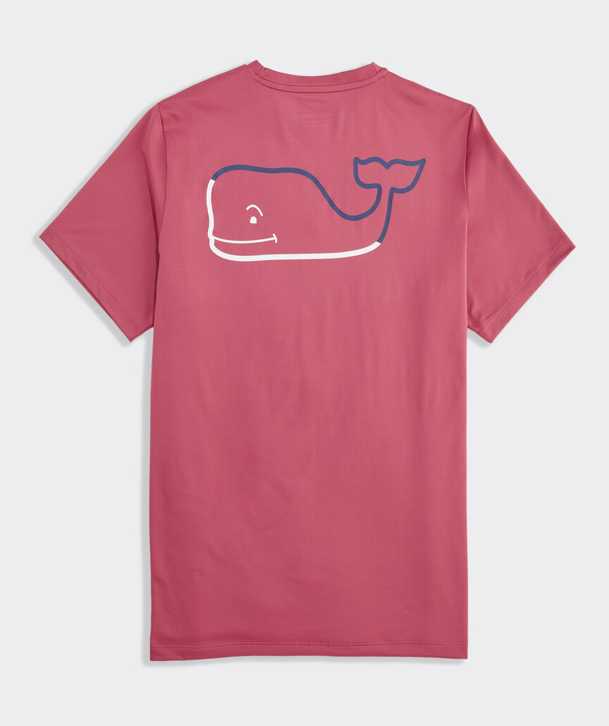 Performance Burgee Whale Short-Sleeve Harbor Tee | vineyard vines