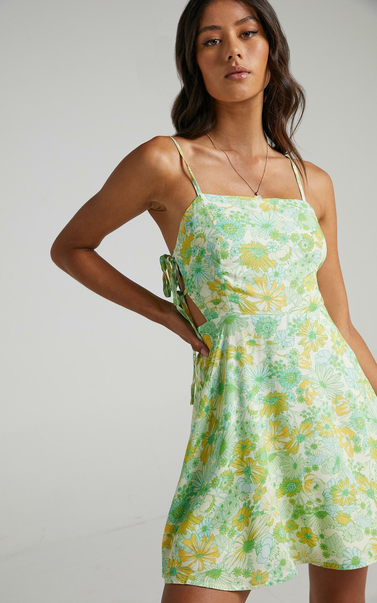Moneta Dress in Fresh Floral | Showpo - deactived