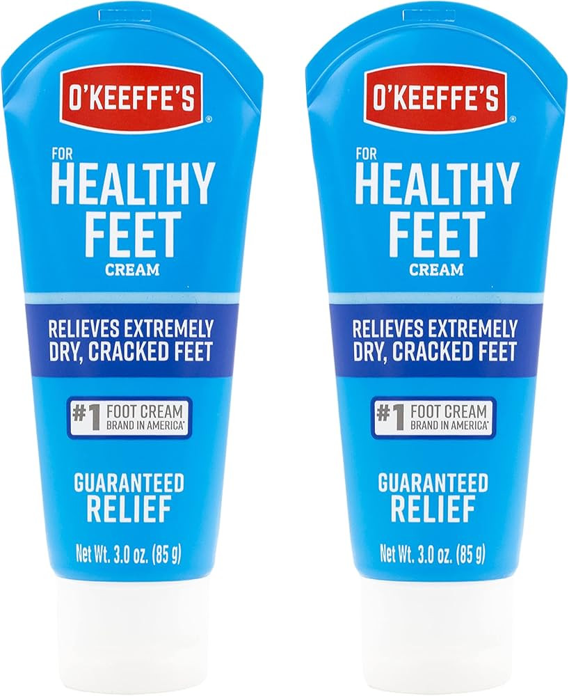 O'Keeffe's for Healthy Feet Foot Cream, Guaranteed Relief for Extremely Dry, Cracked Feet, Clinic... | Amazon (US)