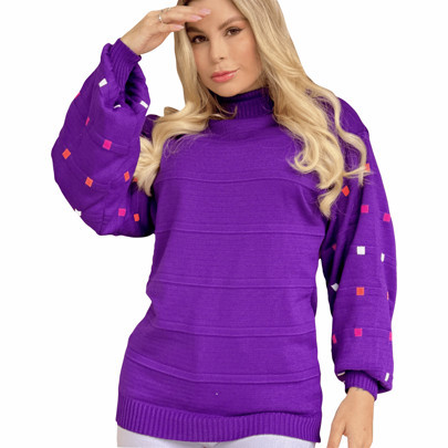 Casaco Tricô Blusa Suéter Inverno Quentinho Feminino Lindo | SHEIN