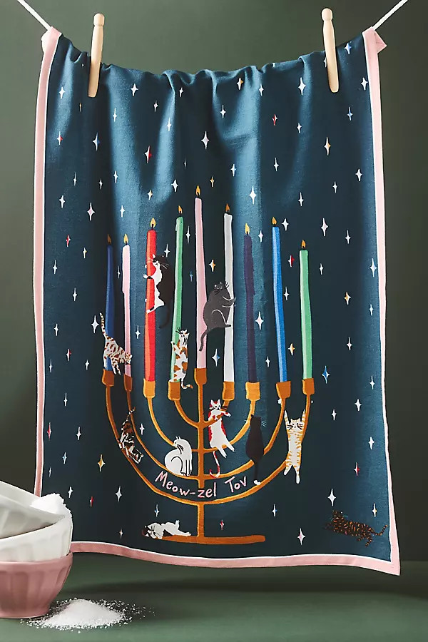 Meowzel Tov Dish Towel | Anthropologie (US)