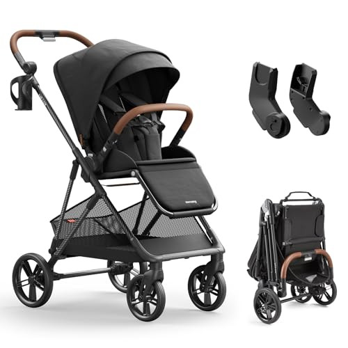MAMAZING Air Lux Baby Stroller, Carbon Fiber Frame Only 15.8lbs, Compact Fold Toddler Stroller wi... | Amazon (US)