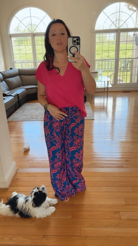 I love this set for summer! Running errands or going to the beach , perfect either way! Bright colors and loose fit, while being flattering does it get any better? 

#LTKover40 #LTKmidsize #LTKfindsunder50