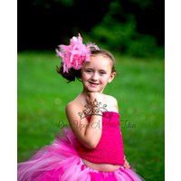 Pink Feather Hair Clip, Boa Piece, Flamingo Headband, Kids Fascinator, Toddler Halloween Costume, Ac | Etsy (US)