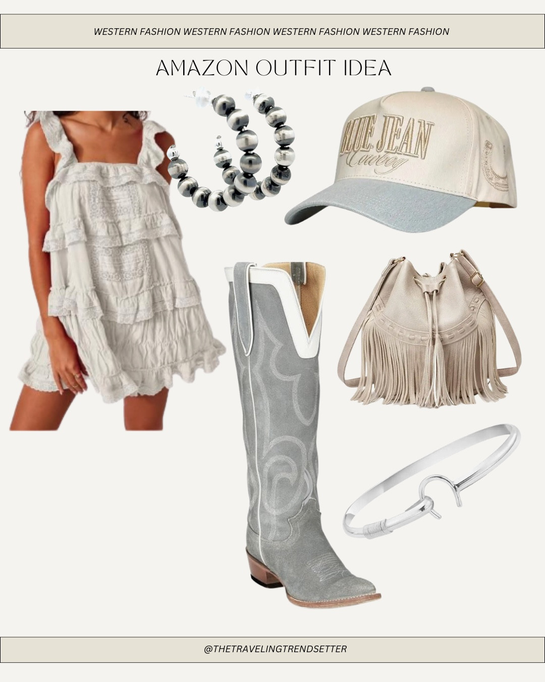 Amazon Western fashion outfit idea, Country concert, Rodeo, Nashville PBR music festival

#LTKFindsUnder50 #LTKStyleTip #LTKFindsUnder100
