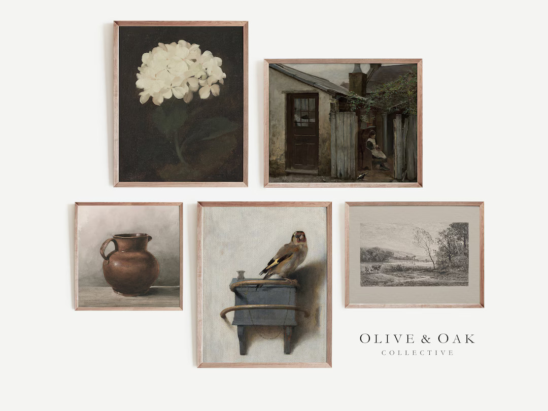 Moody Vintage Gallery Wall Print SET / European Home Decor PRINTABLE / #G37 - Etsy | Etsy (US)