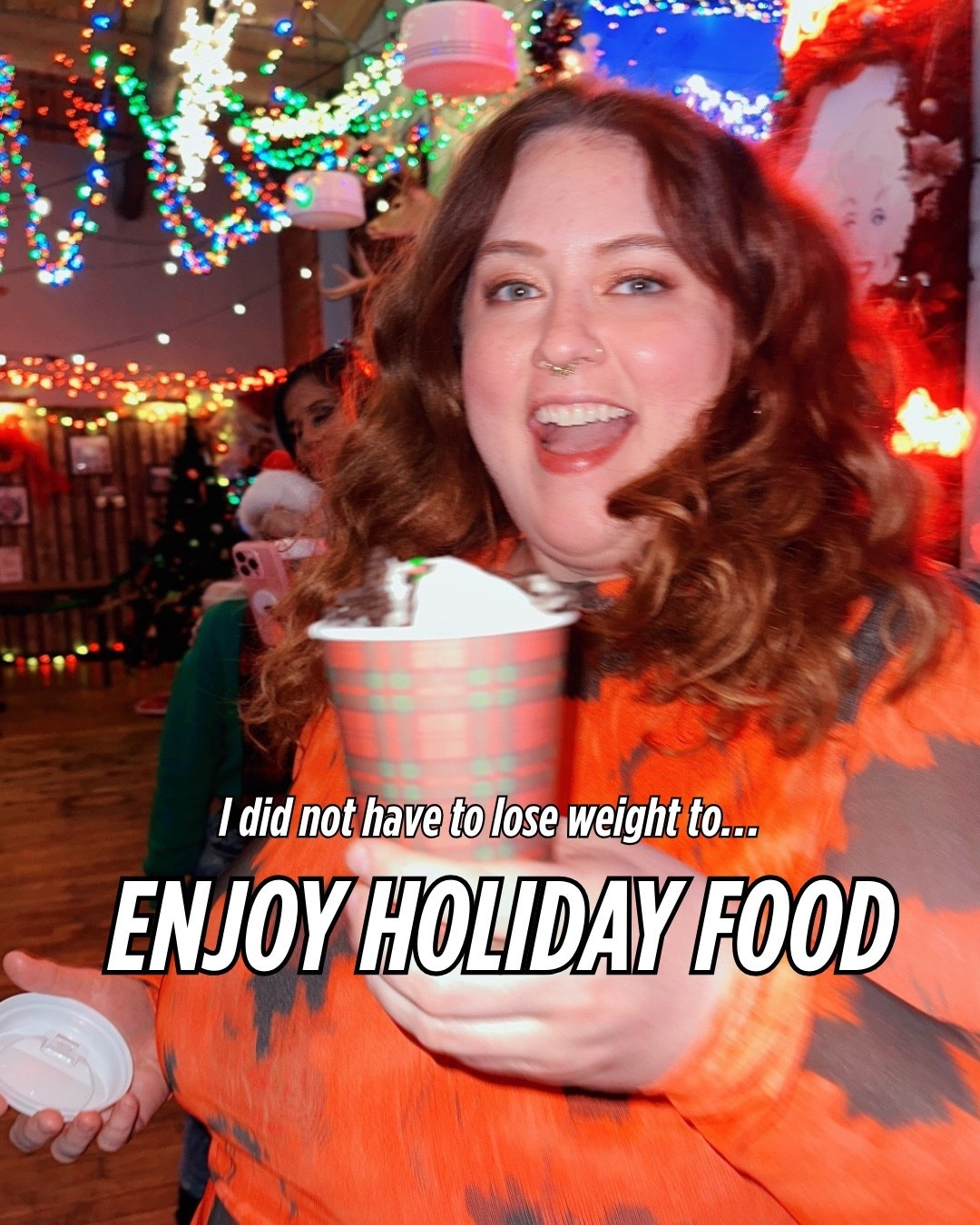 No shame in eating holiday food 🩷

#LTKMidsize #LTKSeasonal #LTKPlusSize