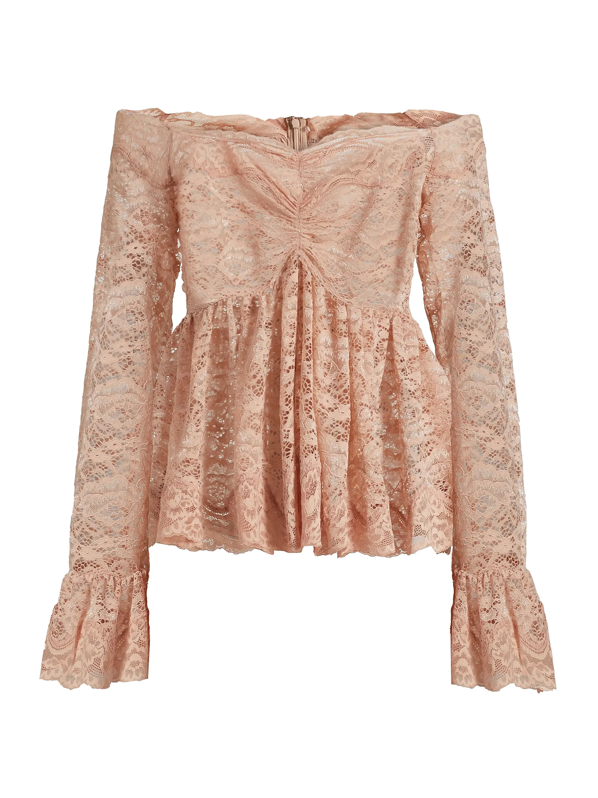 Ria Lace Off-the-Shoulder Blouse | Saks Fifth Avenue