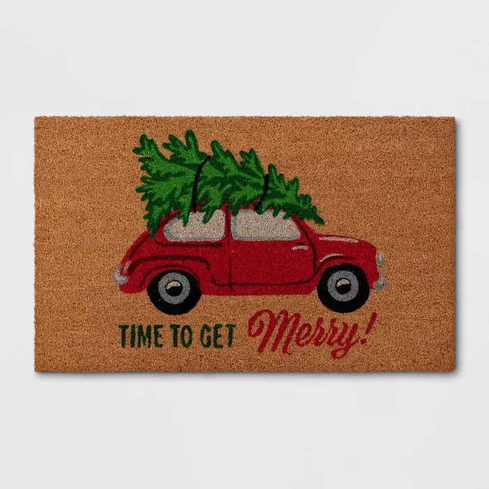 Time To Get Merry Doormat - Threshold™ | Target