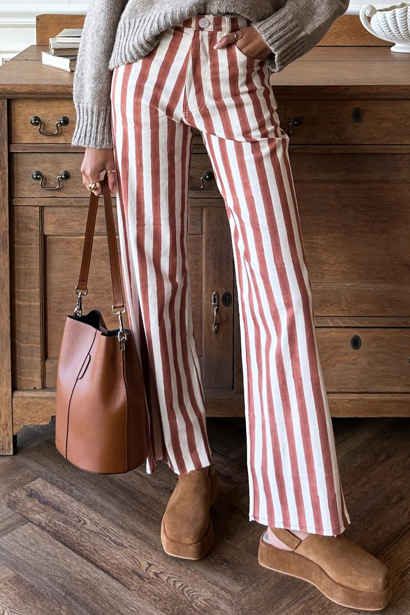 Everyday Pant - Sienna Stripe | Emerson Fry