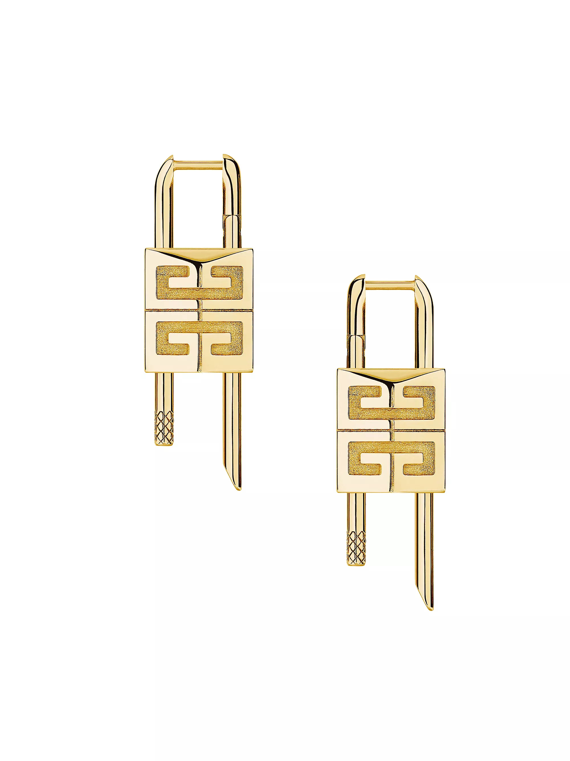 Lock Earrings in Metal | Saks Fifth Avenue