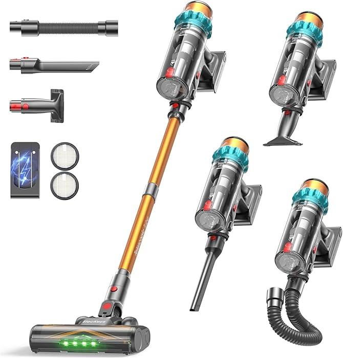 ElecKeys Cordless Vacuum Cleaners, 650W 55KPA Vacuum Cleaners with 70 Mins Runtime, LED Display, ... | Amazon (CA)