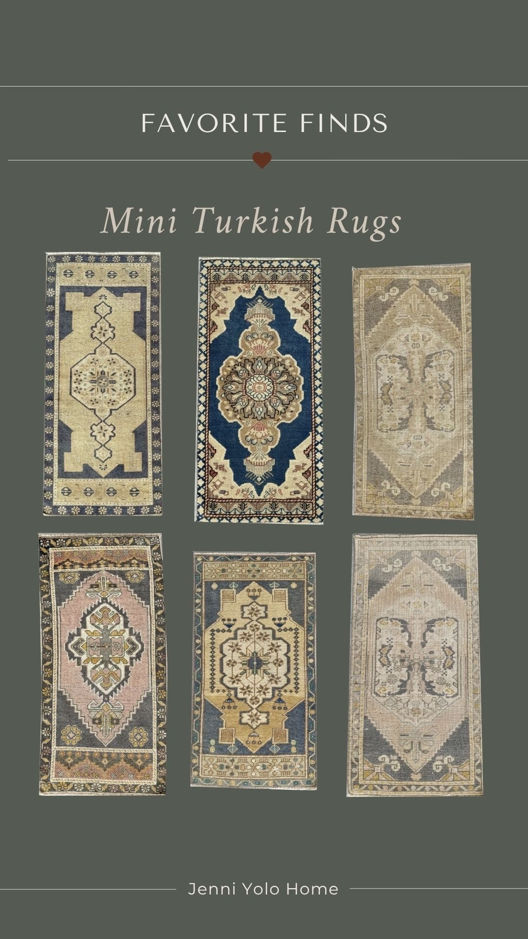 Oh, how I love a mini Turkish rug in a bathroom or tucked in front of the kitchen sink. 🤍 They add just the right vintage touch and make a space feel a little more layered and collected. I've used them throughout so many of my designs, and they always hold up beautifully.

Finding great options in soft blues and neutral tones can be a bit tricky, so I rounded up some favorites from an Etsy seller I've purchased from multiple times and have always been so happy with. Sharing all my picks below because they're just too good not to! ✨

#LTKHome #LTKSaleAlert
