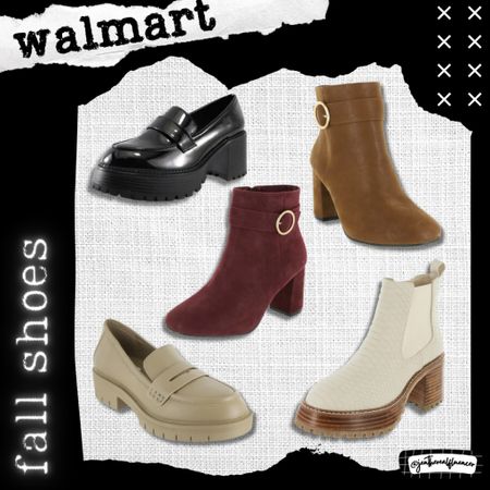 Walmart fall shoes, Eloquii, mules, platform, booties, chunky boots, suede, fall fashion fall style 

#LTKSeasonal #LTKfindsunder100 #LTKshoecrush
