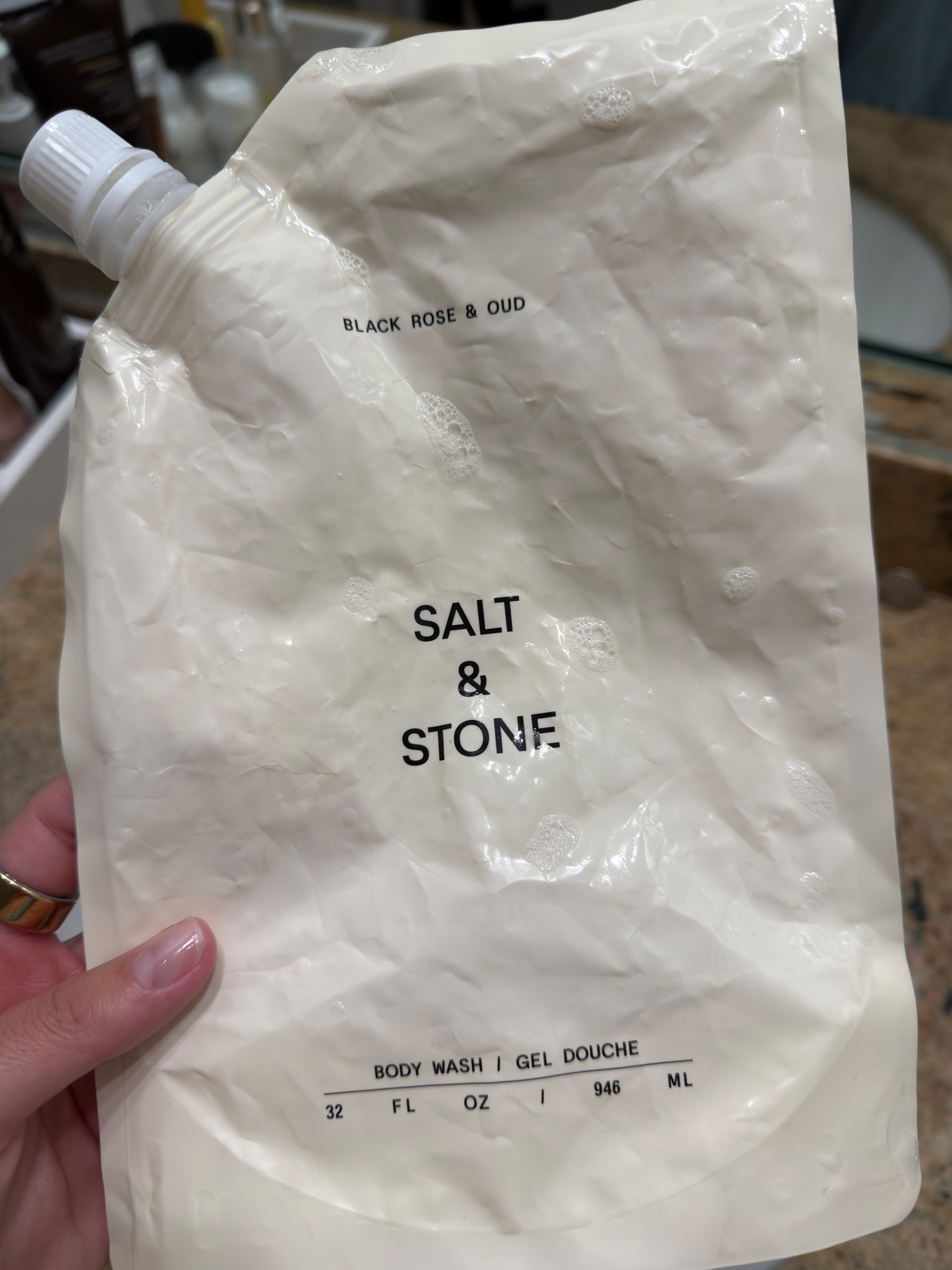 another empty // beauty // salt & stone 

 