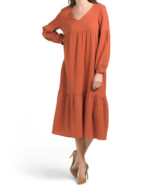 Tiered Maxi Dress | TJ Maxx