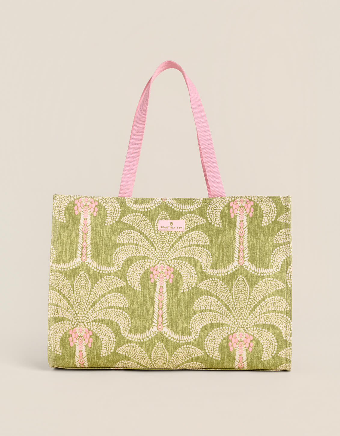 Market Tote Castillo Green Palms | Spartina 449