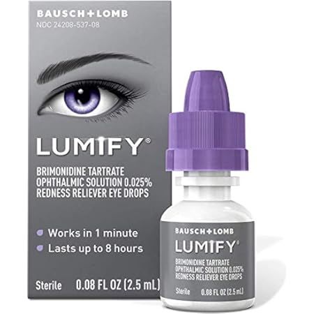 LUMIFY Redness Reliever Eye Drops 0.17 Fl Oz (5 mL) | Amazon (US)