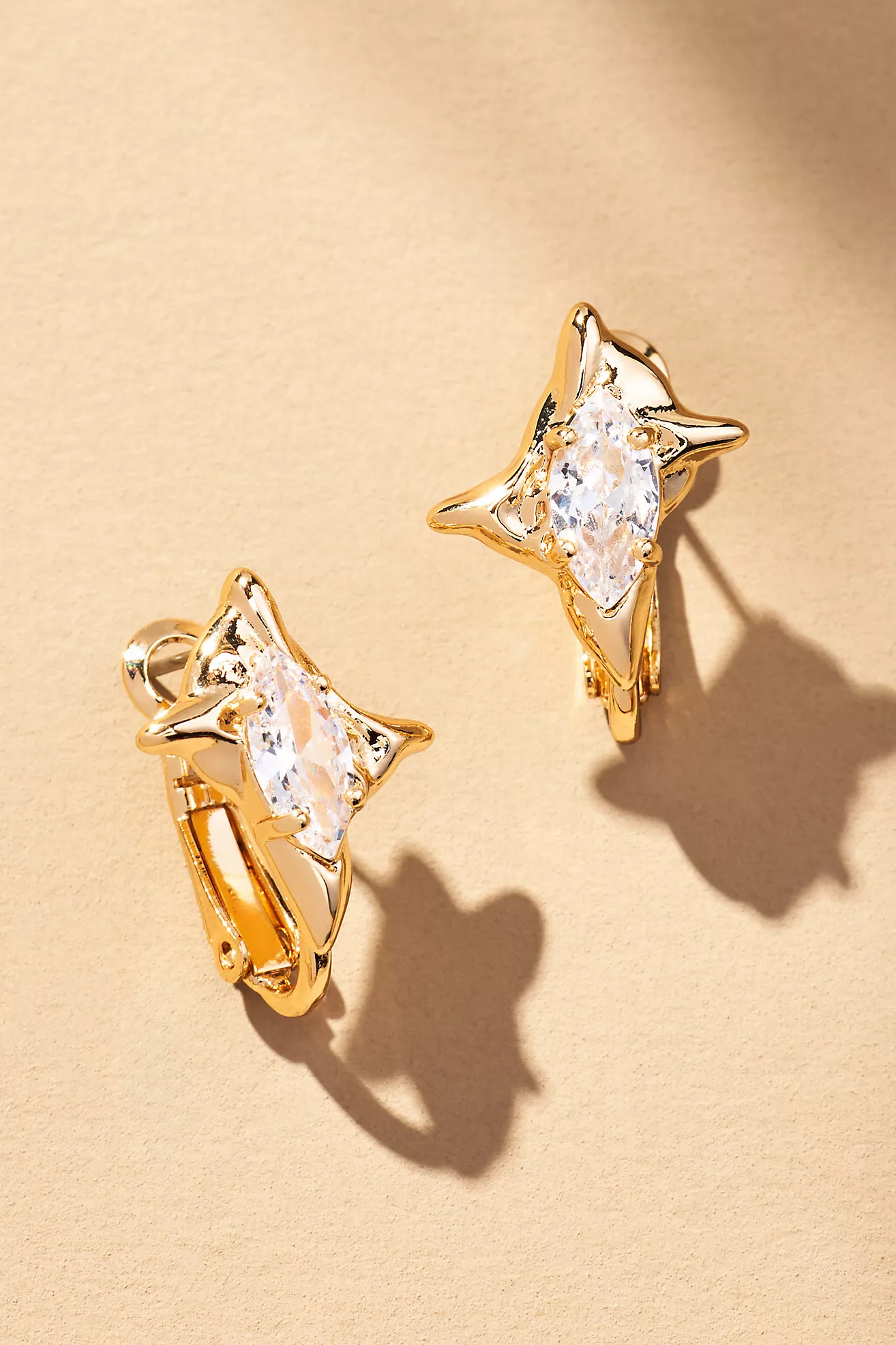 Molten Crystal Huggie Earrings | Anthropologie (US)