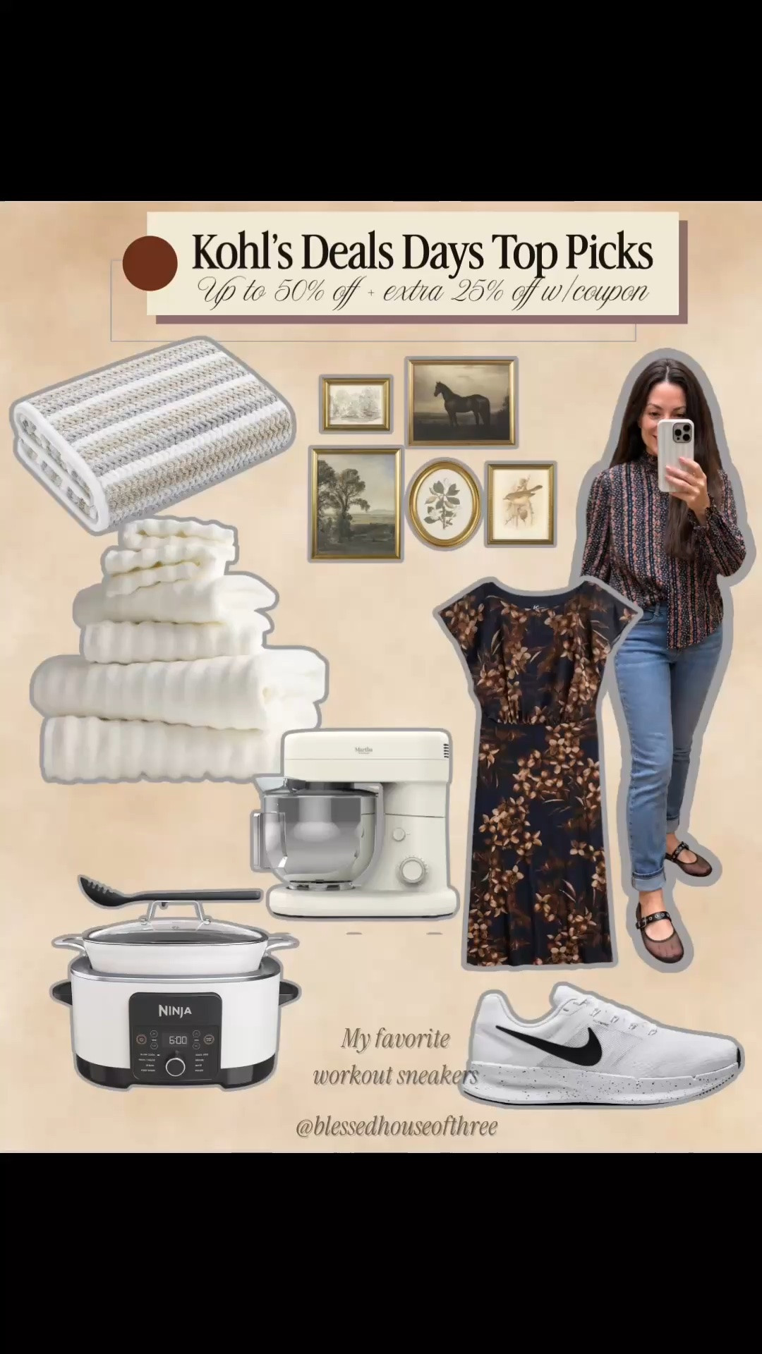 Kohl’s + Walmart Deal Days are SO good right now — these are some of my top fashion, home, kitchen + everyday picks! 

I rounded up the deals I think are actually worth checking out, including affordable fall fashion, cozy home finds, kitchen appliances, tech favorites + everyday essentials. Kohl’s has up to 50% off select finds PLUS an extra 25% off with coupon, and Walmart has so many great deals happening too.

A few standouts for me: my favorite workout sneakers, pretty fall fashion, cozy towels, Walmart athleisure sets, tech finds and those gorgeous green Beautiful by Drew kitchen appliances. Such a good time to grab things you’ve already had on your wishlist or start thinking ahead to holiday gifts!

Shop everything linked here before the best deals/colors sell out