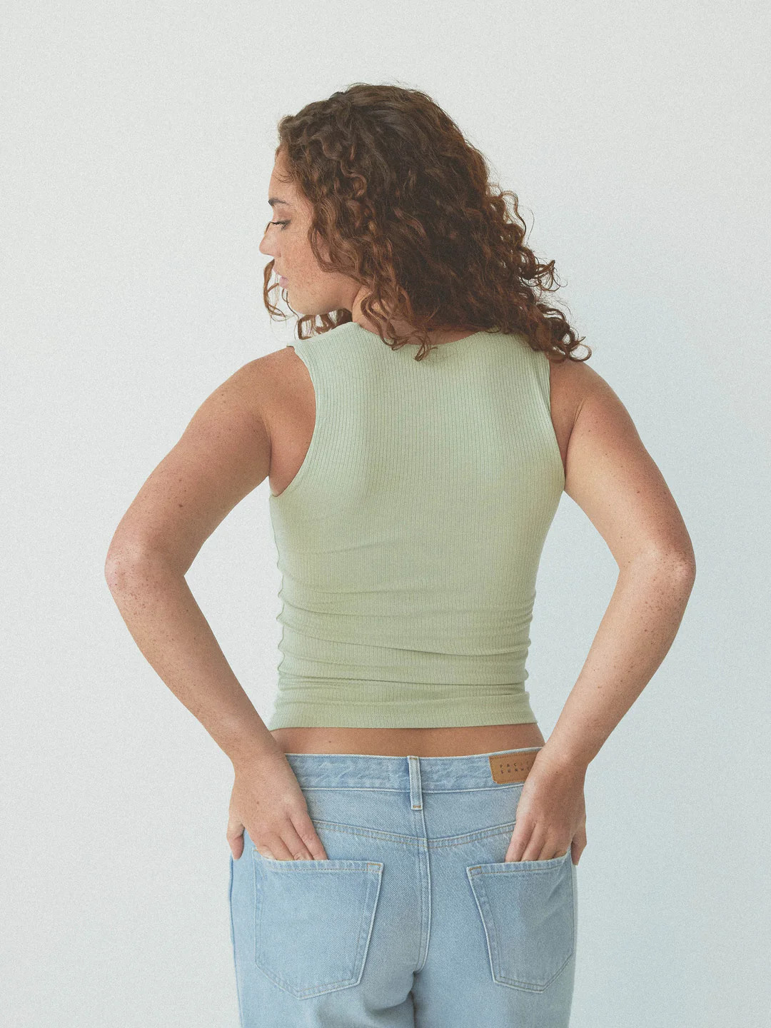 Ribbed Scoop Tank Brami | Klassy