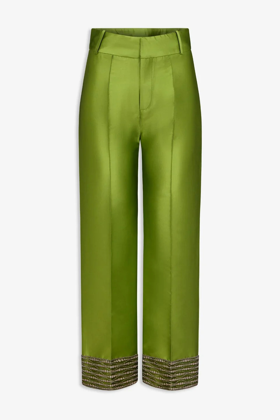 Yoshitomo Satin Lace Trousers | Shop.app
