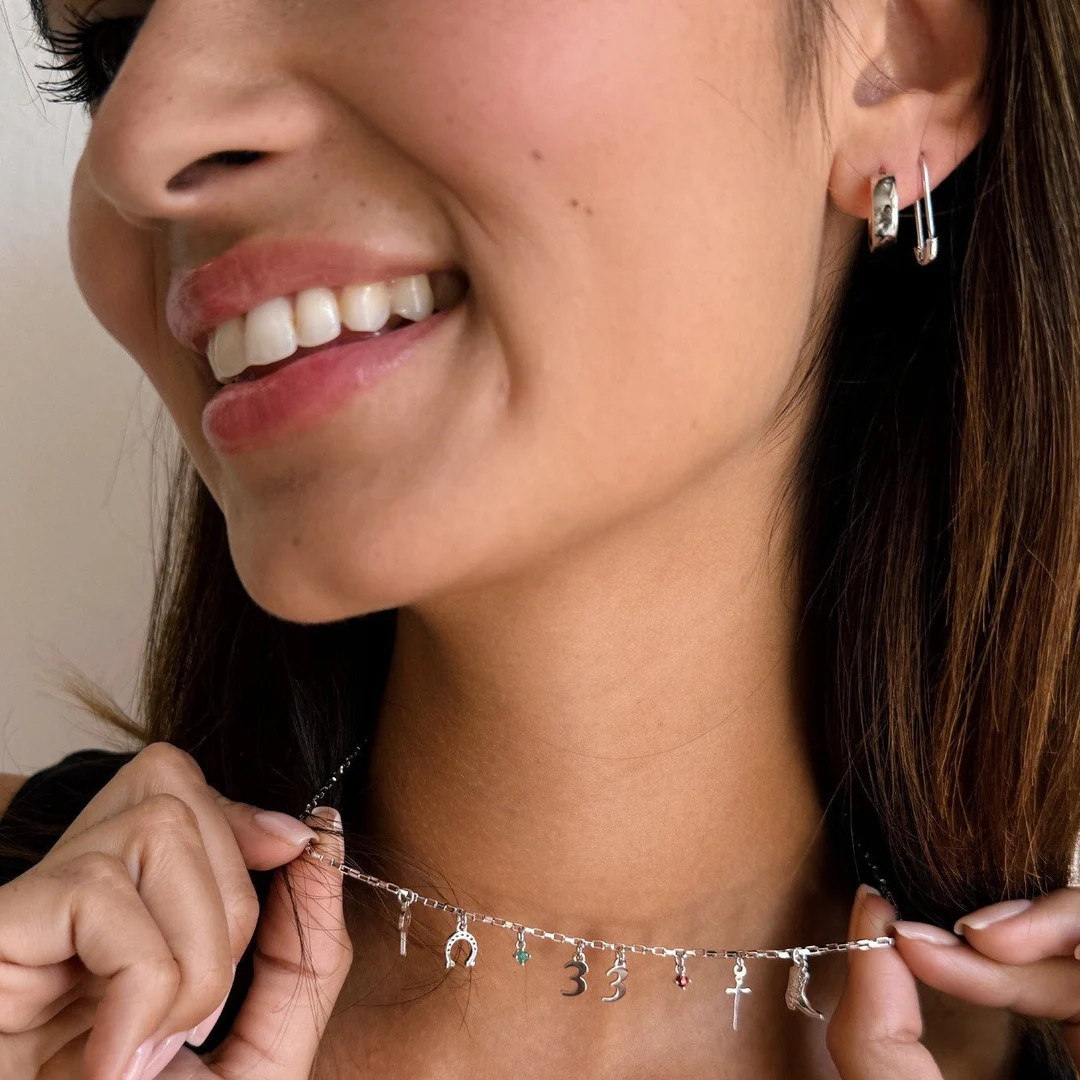 Build a Custom Charm Necklace Over 100 Original Charms designed by Us Tiny Letters, Shapes, Symbo... | Etsy (US)