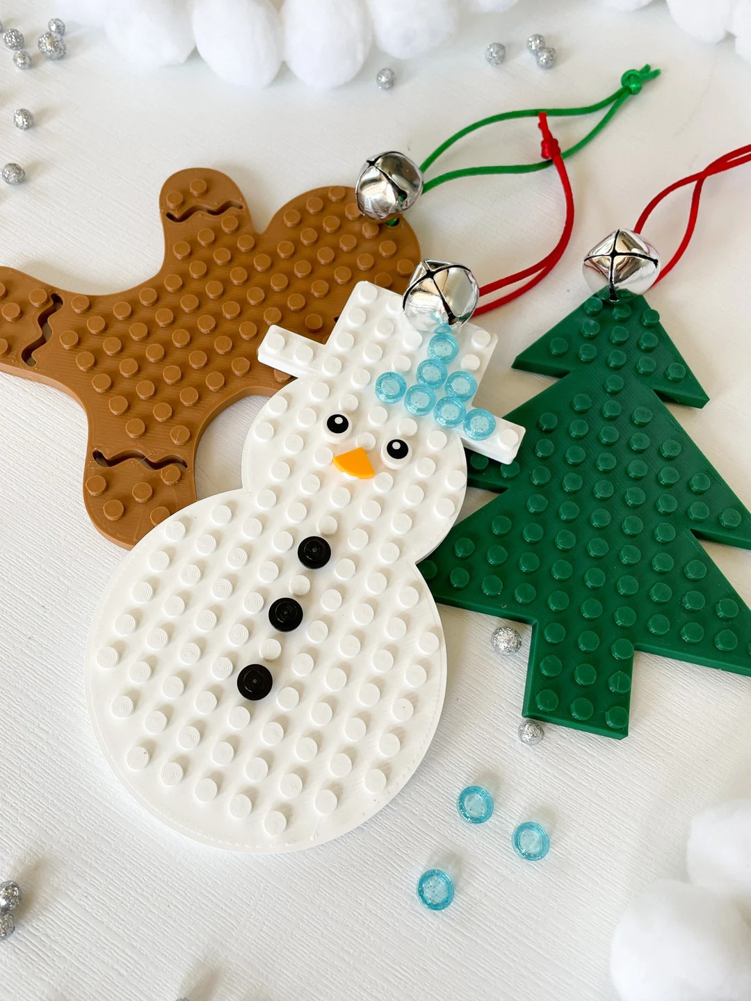 Gingerbread or Snowman Ornament Kids Christmas Tree Decor Cute Kids Gift - Etsy | Etsy (US)