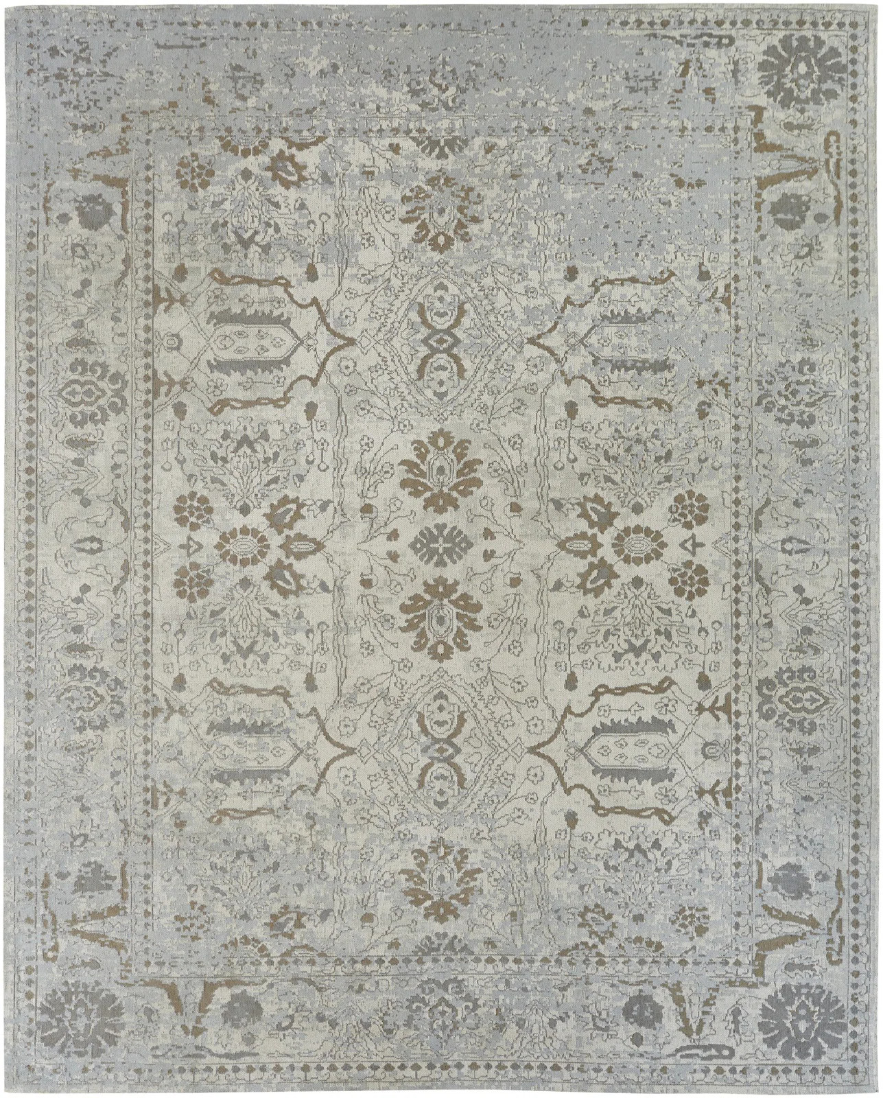 Matheney Oriental Handmade Flatweave Cotton Area Rug in Gray | Wayfair North America