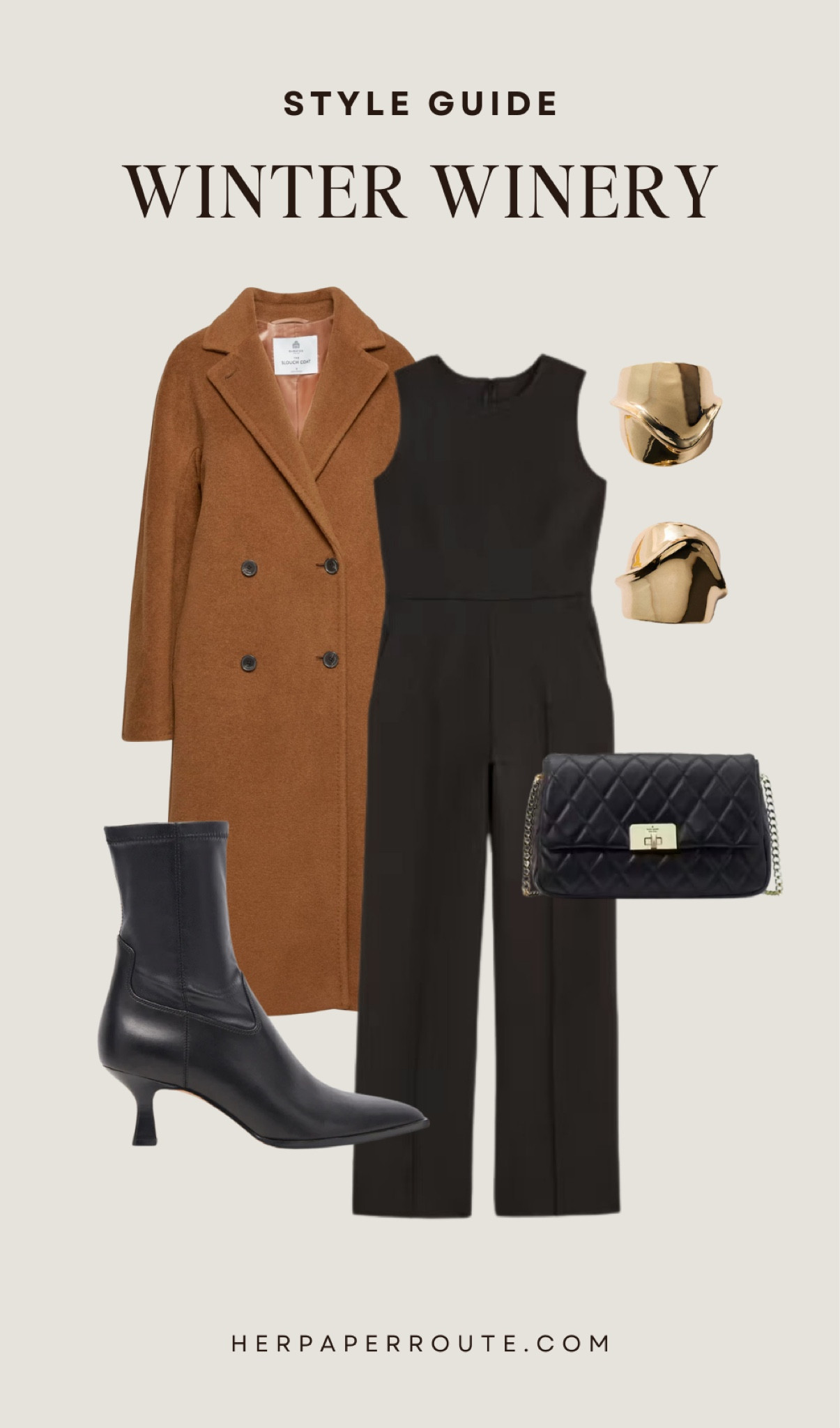 Heading to a winery in winter? Say goodbye to shivering in thin layers and hello to effortlessly chic winter winery outfits. Think cozy yet refined: a tailored wool coat layered over a sleek turtleneck and fitted trousers. Pair with heeled boots for a touch of elegance and finish with a statement scarf for a pop of color or texture. If it’s more of a casual vibe, swap the trousers for dark straight-leg jeans and add a knit sweater with leather boots. The goal? To look polished and warm without overdoing it—because sipping wine in a picturesque vineyard is best enjoyed when you’re comfy and stylish. These outfit ideas will ensure you look like you belong in a vineyard Instagram ad.

#LTKShoeCrush #LTKWorkwear #LTKParties