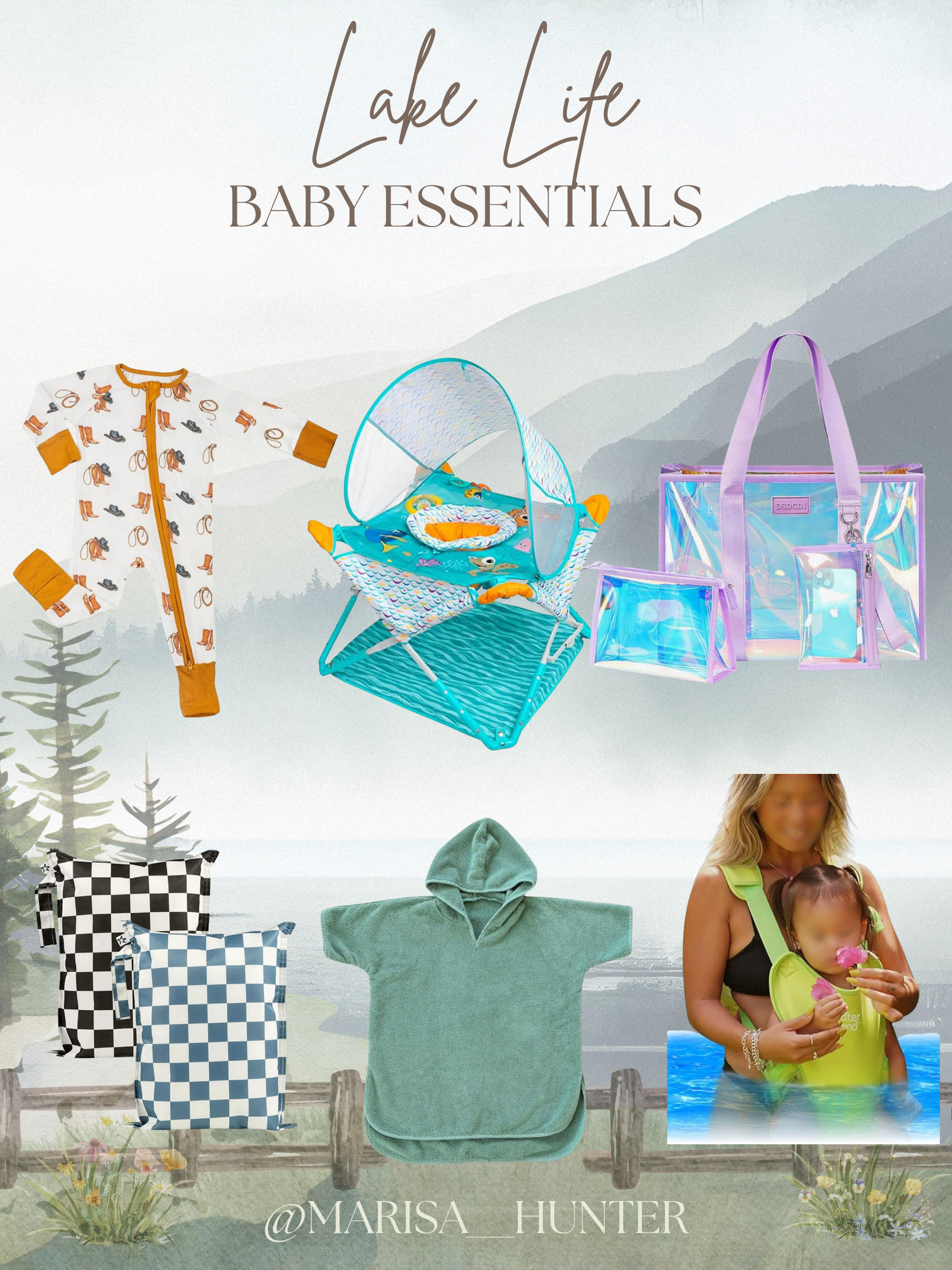 Lake Baby

portable activity center pool bag wet bag hooded towel water carrier baby wearing bamboo pjs  

 #LTKSeasonal #LTKSwim #LTKBaby