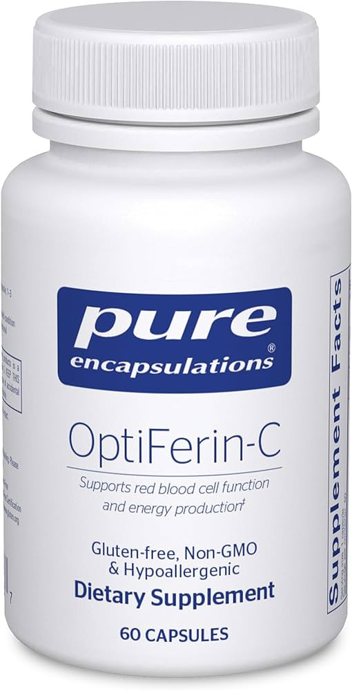 Pure Encapsulations OptiFerin-C - for Red Blood Cells & Energy - Iron Absorption Support - Energy... | Amazon (US)