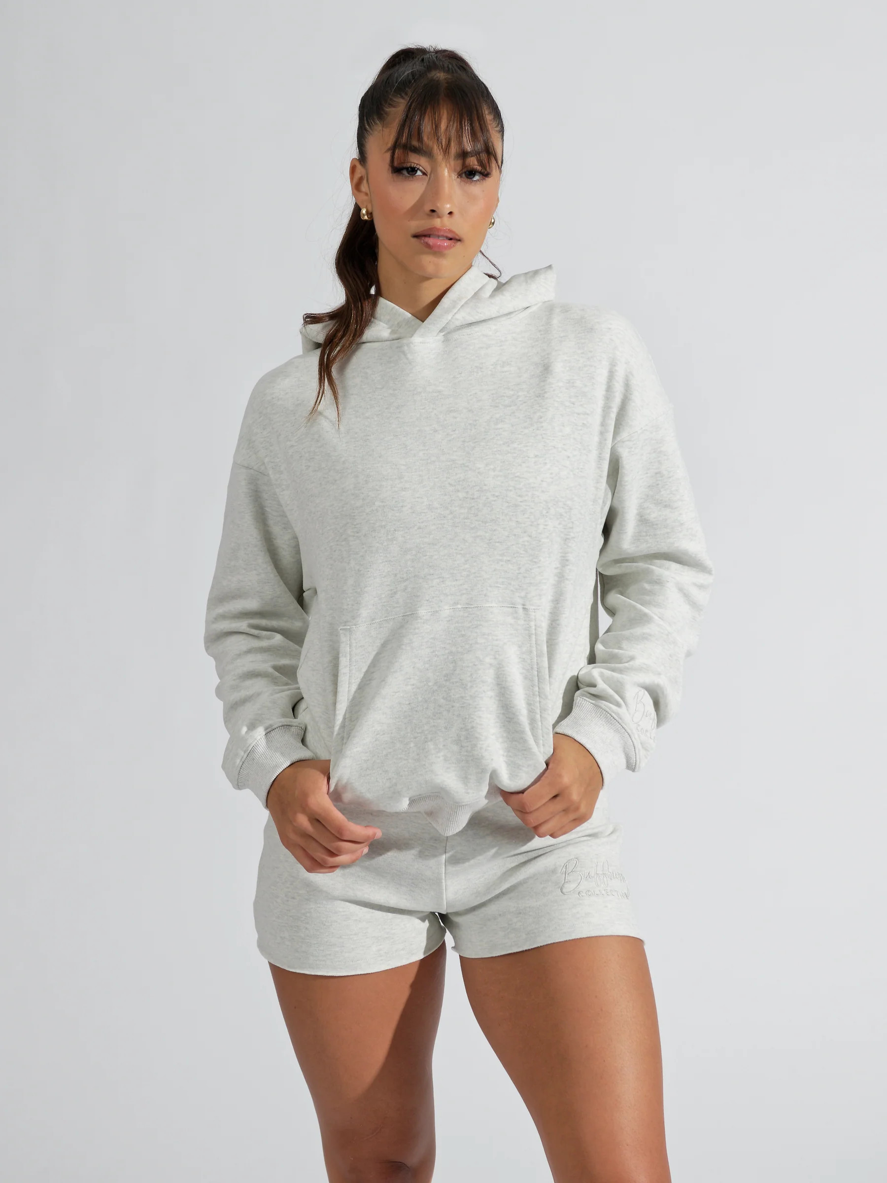 Cloud Hoodie - Heather Grey | Buffbunny