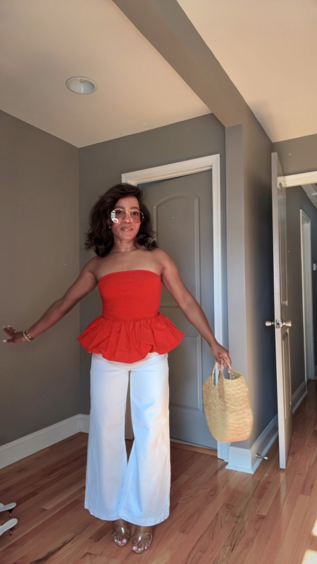 Peplum is back, and better than ever! Linking this statement top you can pair with jeans or a maxi skirt, my Amazon sunnies, and white jeans that are currently on sale for $31 ❣️

#LTKStyleTip #LTKFindsUnder50