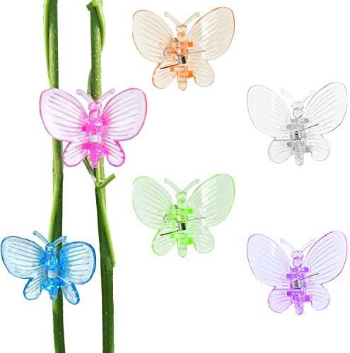 BEADNOVA Orchid Clips 30Pcs Butterfly Plant Clips Orchid Support Clips Vine Clips Plant Clips for... | Amazon (US)