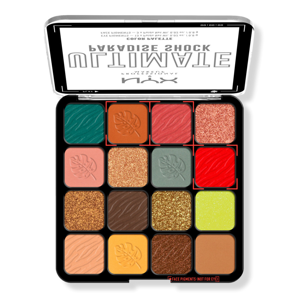 NYX Professional Makeup Ultimate Color Shadow Palette Paradise Shock | Ulta