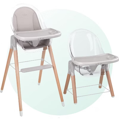 Children of Design 6 in 1 Deluxe High Chair for Babies & Toddlers, Modern Safe & Compact Baby Hig... | Target