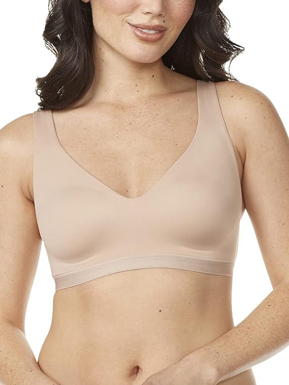 Warner's Women's Cloud 9 Super Soft, Smooth Invisible Look Wireless Lightly Lined Comfort Bra Rm1... | Amazon (US)
