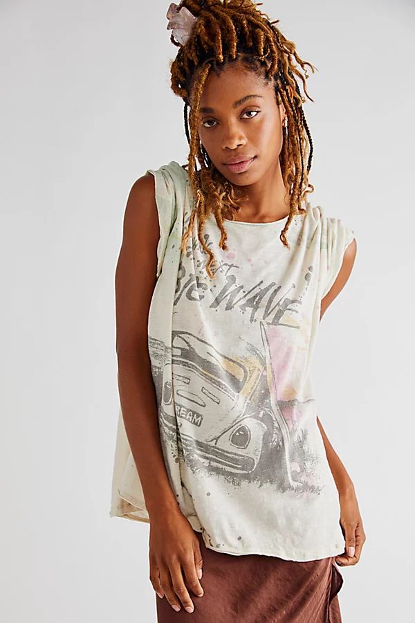 Magnolia Pearl Next Big Wave Tee by Magnolia Pearl at Free People, Moon, One Size | Free People (Global - UK&FR Excluded)