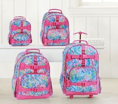 Mackenzie Lilly Pulitzer Mermaid Cove Backpacks | Pottery Barn Kids