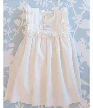 x The Broke Brooke Little Girls 2T-6X Goldie Interchangeable Tab Yoke Dress | Dillard's