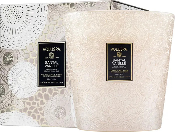 Santal Vanille Three-Wick Hearth Candle | Nordstrom
